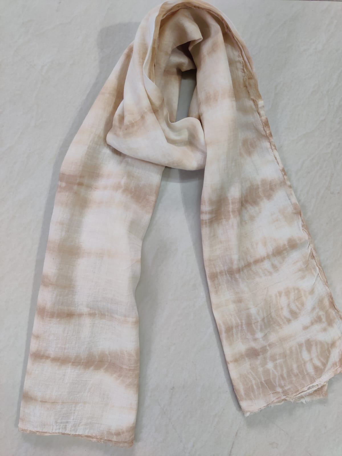 100% cotton hand made Katha dyed printed scarf