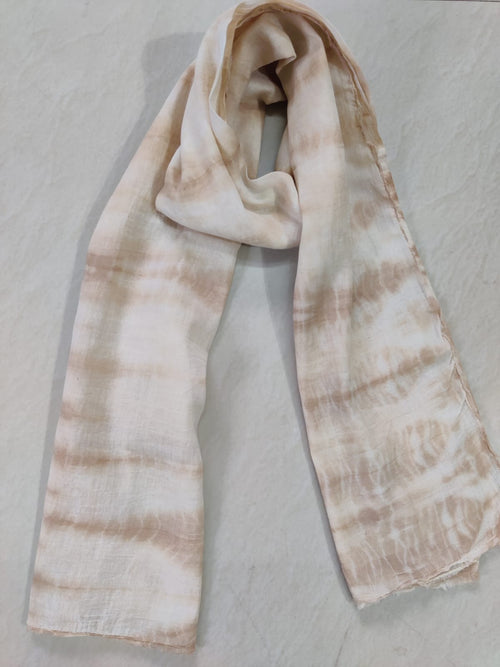 100% cotton hand made Katha dyed printed scarf