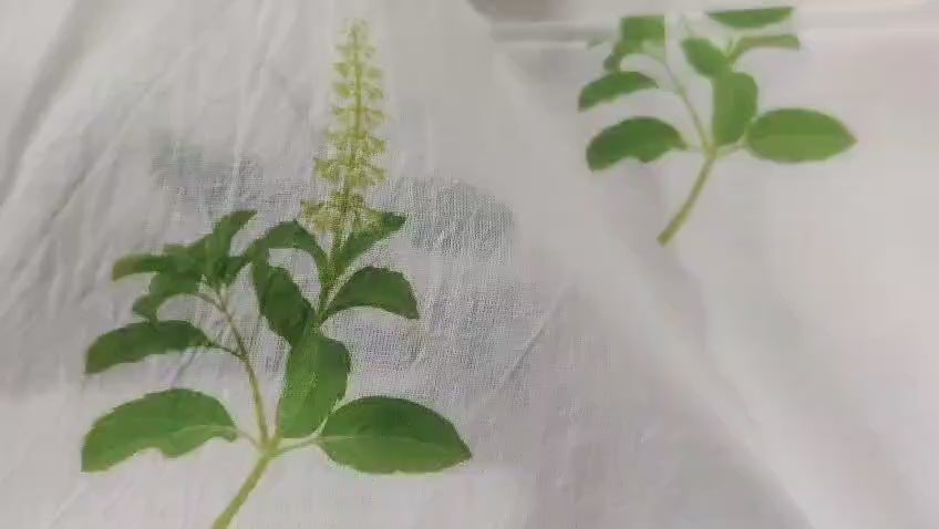 100% cotton Tulsi printed scarf