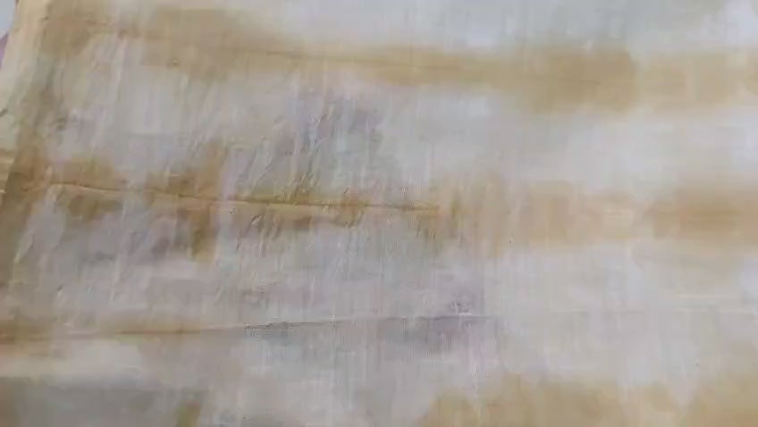 100% cotton hand made Onion  dyed printed scarf